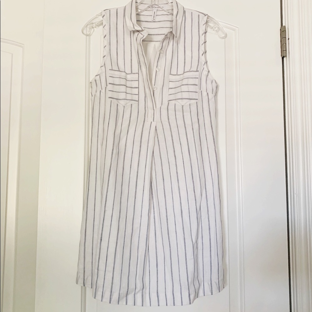 BCBGeneration Collared Tank Shirt Dress WORN ONCE